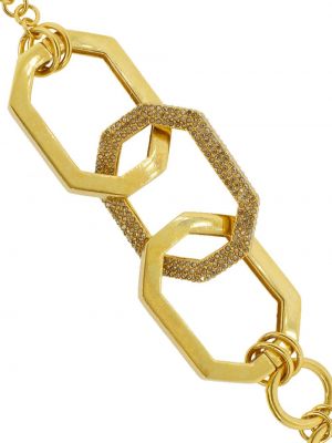 Bracelet à motif géométrique oversize Oscar De La Renta