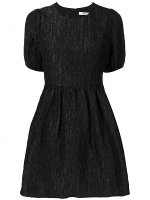Жакардова мини рокля B+ab черно