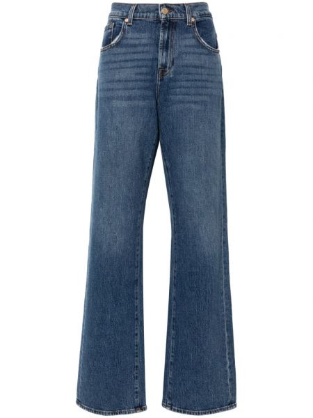 High waist stretch-jeans 7 For All Mankind blau