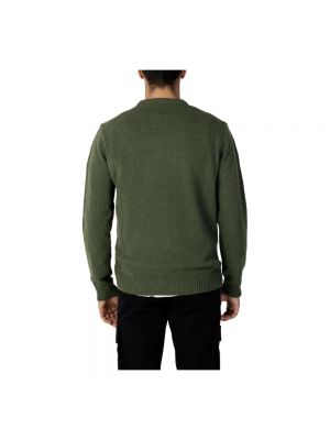 Jersey de lana de tela jersey Sergio Tacchini verde