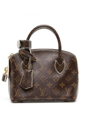 Rund väska Louis Vuitton brun