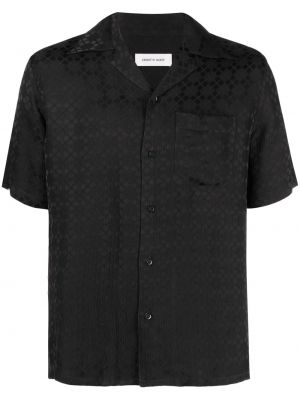 Žakardinė marškiniai Ernest W. Baker juoda