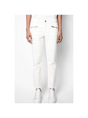 Proste jeansy jeansowe Zadig & Voltaire - biały