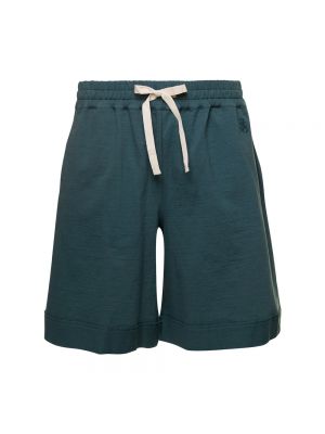 Shorts en coton Jil Sander vert