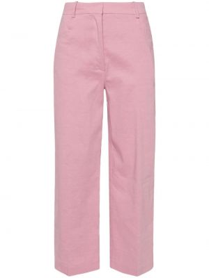 Παντελόνι με ίσιο πόδι Pinko ροζ