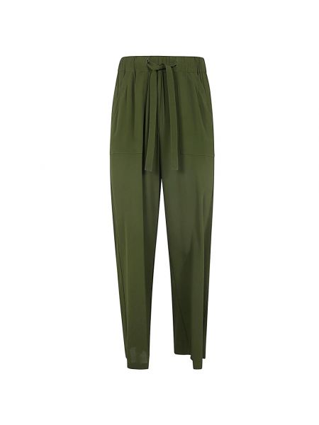 Proste spodnie Semicouture zielone