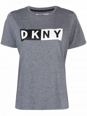 Camiseta con estampado Dkny gris