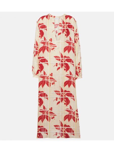 Floral sengetøy dress Loro Piana beige