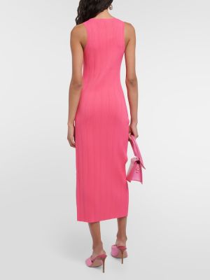 Midi haljina Frame ružičasta