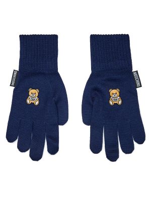 Γάντια Moschino μπλε