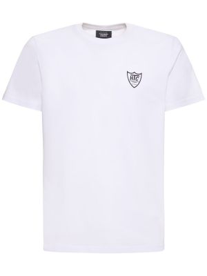 Džerzej bavlnené tričko s potlačou Htc Los Angeles čierna