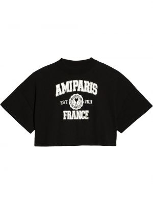 T-shirt Ami Paris svart