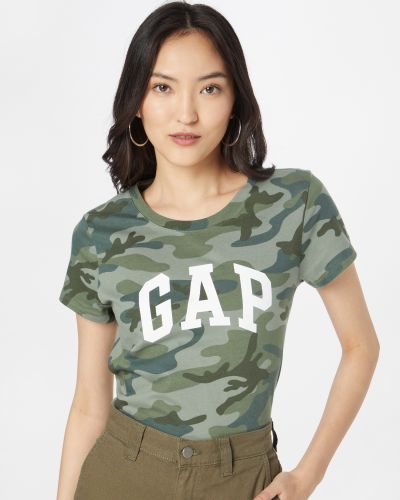 Marškinėliai Gap Petite žalia