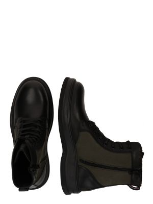 Μπότες με κορδόνια Tommy Hilfiger μαύρο