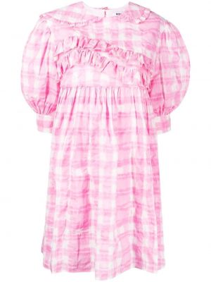 Флисовое платье с принтом Vivetta, розовое