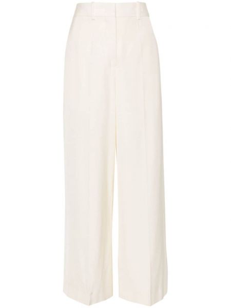 Pantaloni drepti Jil Sander alb