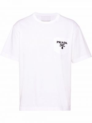 T-shirt Prada, biały