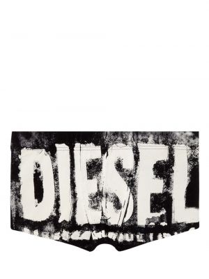 Bokserice s printom Diesel crna