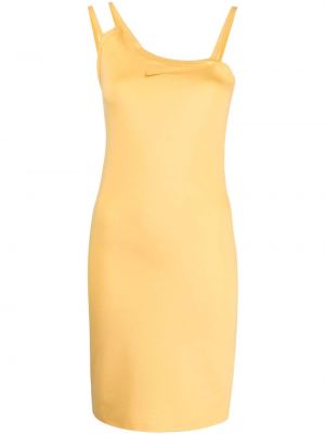 Асиметрична рокля Nike жълто