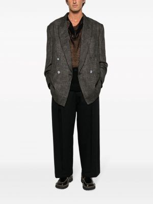 Tweed blazer Magliano schwarz