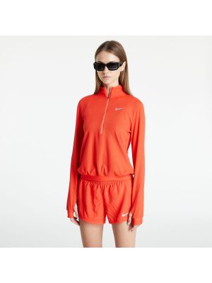 Mikina s kapucí Nike oranžová