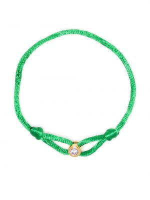 Bracelet en soie Eshvi vert