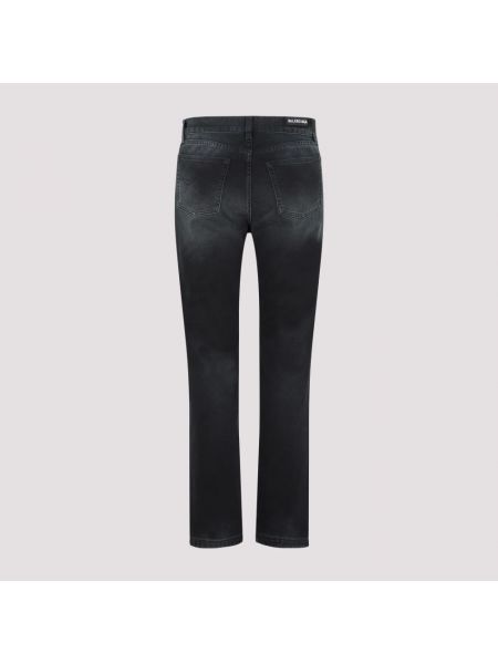 Pantalones slim fit de algodón Balenciaga negro