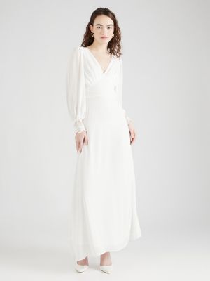 Βραδινό φόρεμα Vila λευκό
