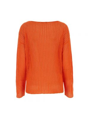 Sweter Canessa pomarańczowy