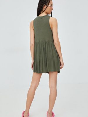 Mini šaty Superdry zelené