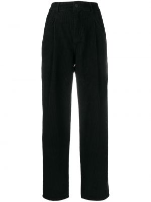 Černé manšestrové kalhoty Essentiel Antwerp