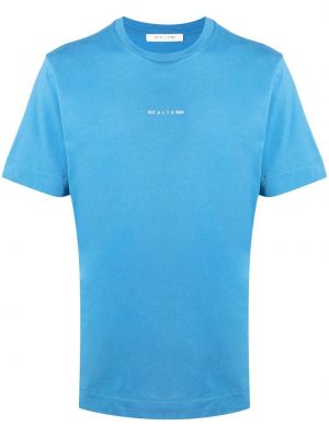 Bombažna majica s potiskom 1017 Alyx 9sm modra