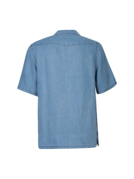 Camisa manga corta Officine Generale azul