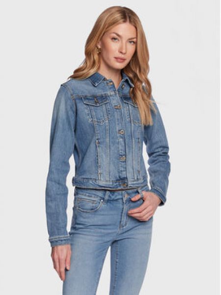 Priliehavá džínsová bunda Fracomina modrá