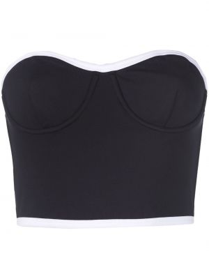 Crop top Staud blå