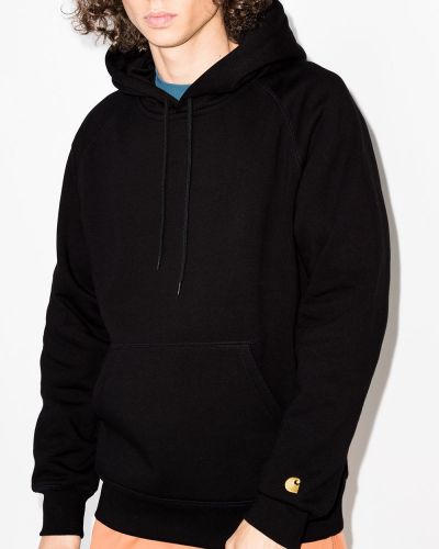 Siuvinėtas džemperis su gobtuvu Carhartt Wip juoda