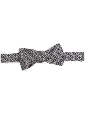 Žakardinis šilkinis kaklaraištis su lankeliu Lanvin