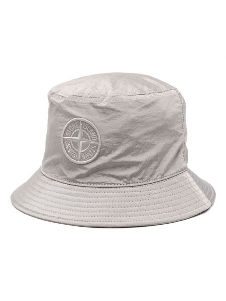 Ämpärihattu Stone Island harmaa