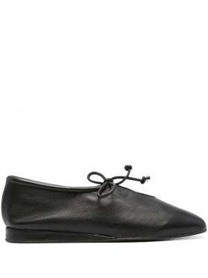 Pantofi cu șireturi din piele din dantelă Castaner negru