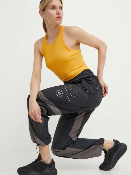 Spodnie sportowe Adidas By Stella Mccartney czarne