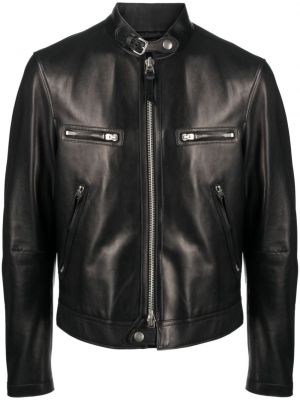 Kožna jakna Tom Ford crna