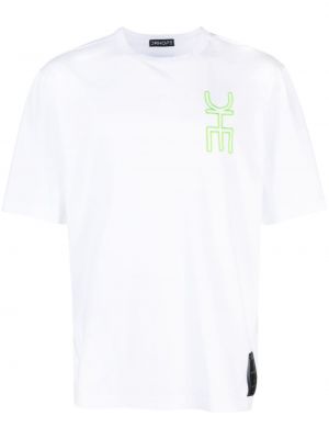 Koszulka bawełniana z nadrukiem Drhope biała