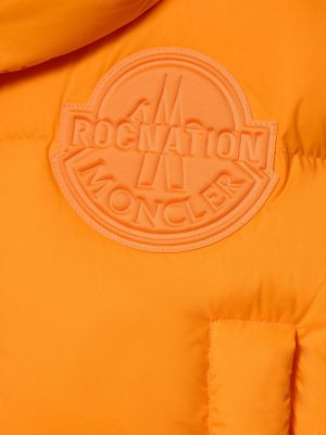 Πουπουλένιο μπουφάν Moncler Genius πορτοκαλί