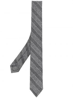 Corbata a rayas Thom Browne gris
