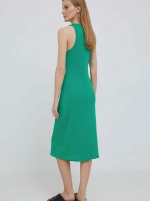 Midi šaty Gap zelené