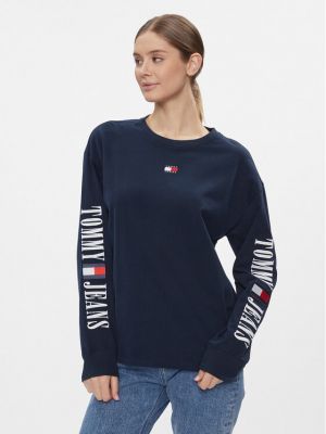 Relaxed fit palaidinė Tommy Jeans mėlyna