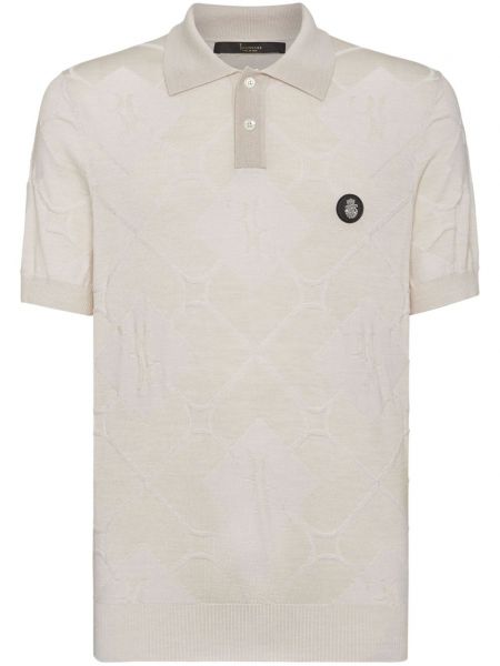 Polo en tricot Billionaire blanc