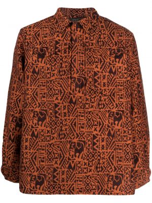 Batik jacquard hemd Beams Plus