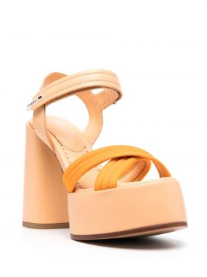 Sandales à plateforme Premiata orange