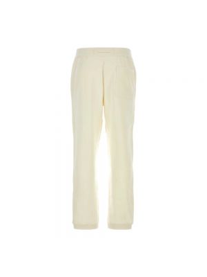 Pantalones de chándal de algodón Z Zegna blanco